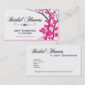 Bella Bridal Floral Arrangements Special Bedankt Visitekaartje (Voorkant / Achterkant)