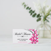 Bella Bridal Floral Arrangements Special Bedankt Visitekaartje (Staand voorkant)