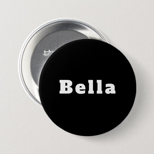 Bella Button – Hochwertiger Ansteckbutton (Voorkant /achterkant)