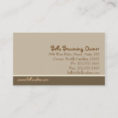 Bella Cake Visitekaartje (Achterkant)