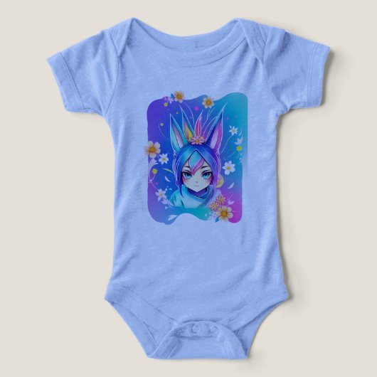 Bella+Canvas Baby Tri-blend One Piece (Design voorkant)