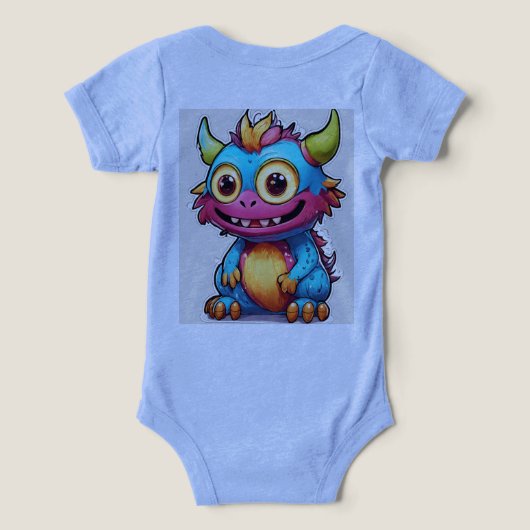 "Bella+Canvas Baby Tri-Blend Shirt (Design achterkant)