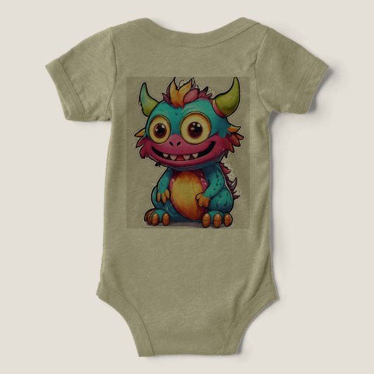 "Bella+Canvas Baby Tri-Blend Shirt (Design achterkant)