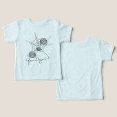 Bella+Canvas Baby Tri-Blend T-shirt met (Ontwerp Voorkant & Achterkant)