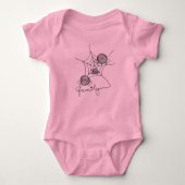 Bella+Canvas Baby Tri-Blend T-shirt met (Voorkant)