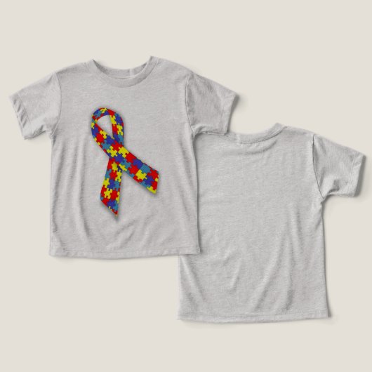 Bella+Canvas Camiseta Tri-blend para Bebês Laço (Ontwerp Voorkant & Achterkant)