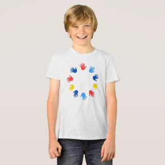 Bella+Canvas Camiseta Tri-blend para Jovens Mãos Tri-Blend Shirt