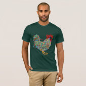 Bella Canvas Chicken Unisex T-Shirt (Voorkant volledig)
