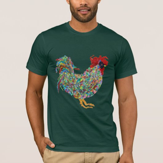 Bella Canvas Chicken Unisex T-Shirt (Voorkant)