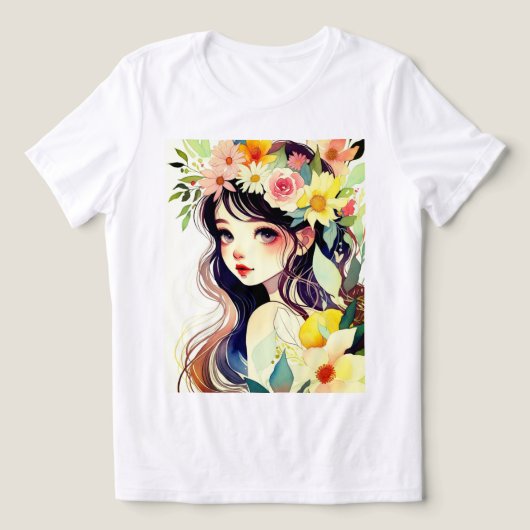 Bella+Canvas Dames Tri-blend T-shirt (Design voorkant)