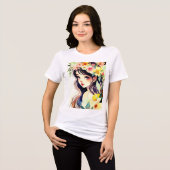 Bella+Canvas Dames Tri-blend T-shirt (Voorkant volledig)
