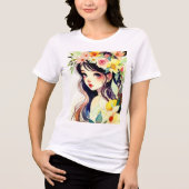 Bella+Canvas Dames Tri-blend T-shirt (Voorkant)