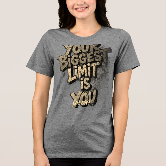 Bella+Canvas Dames Tri-blend T-shirt (Voorkant)