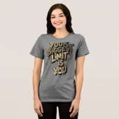 Bella+Canvas Dames Tri-blend T-shirt (Voorkant volledig)