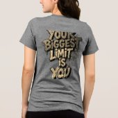Bella+Canvas Dames Tri-blend T-shirt (Achterkant)