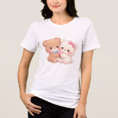 Bella+Canvas Dames Tri-blend T-shirt (Voorkant)