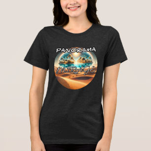 Bella+Canvas Dames Tri-blend T-shirt, Effen Zwart Shirt