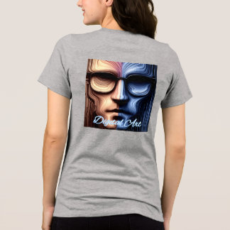 Bella+Canvas Dames Tri-blend T-shirt, Effen Zwart Shirt