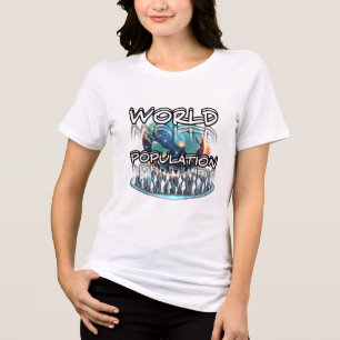 Bella+Canvas Dames Tri-blend T-shirt, Effen Zwart Shirt