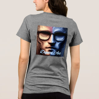 Bella+Canvas Dames Tri-blend T-shirt, Effen Zwart Shirt