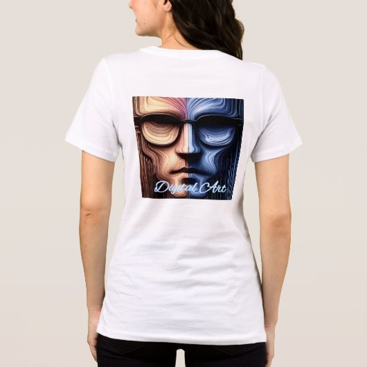 Bella+Canvas Dames Tri-blend T-shirt, Effen Zwart Tri-Blend Shirt (Achterkant)