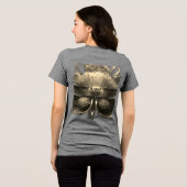 Bella+Canvas Dames Tri-Blend T-Shirt van Zazzle (Achterkant volledig)