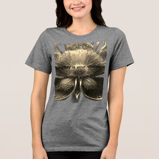 Bella+Canvas Dames Tri-Blend T-Shirt van Zazzle (Voorkant)
