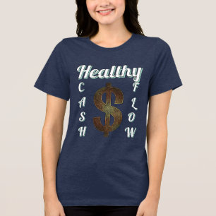 Bella+Canvas Dames Tri-blend T-shirt, Wit, Volwass Shirt