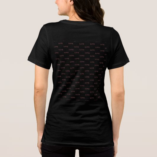 Bella+Canvas Dames Tri- Tri-Blend Shirt (Achterkant)