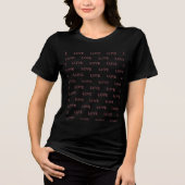 Bella+Canvas Dames Tri- Tri-Blend Shirt (Voorkant)