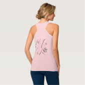 Bella+Canvas Flowy Racerback Tank Top (Volledige Achterkant)