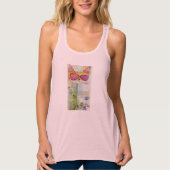 Bella+Canvas Flowy Racerback Tank Top (Voorkant)