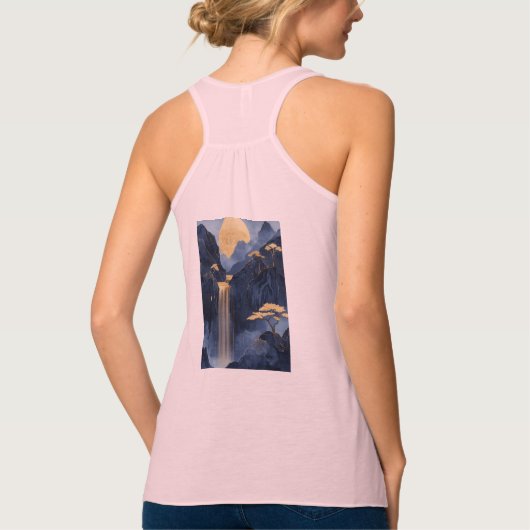 Bella+Canvas Flowy Racerback Tank Top (Achterkant)