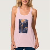 Bella+Canvas Flowy Racerback Tank Top (Voorkant)