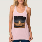 Bella+Canvas Flowy Racerback Tank Top (Voorkant)