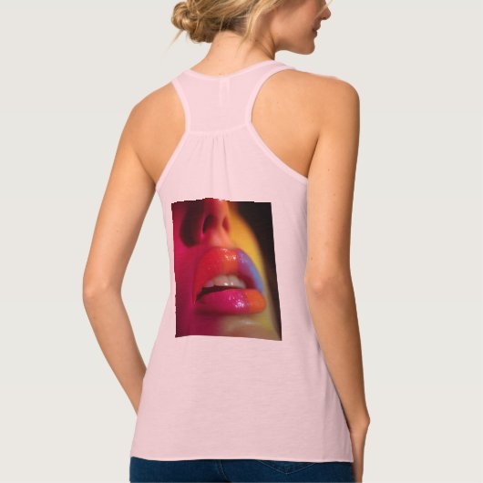 Bella+Canvas Flowy Racerback Tank Top (Achterkant)