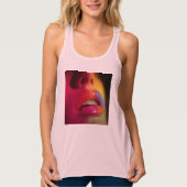 Bella+Canvas Flowy Racerback Tank Top (Voorkant)