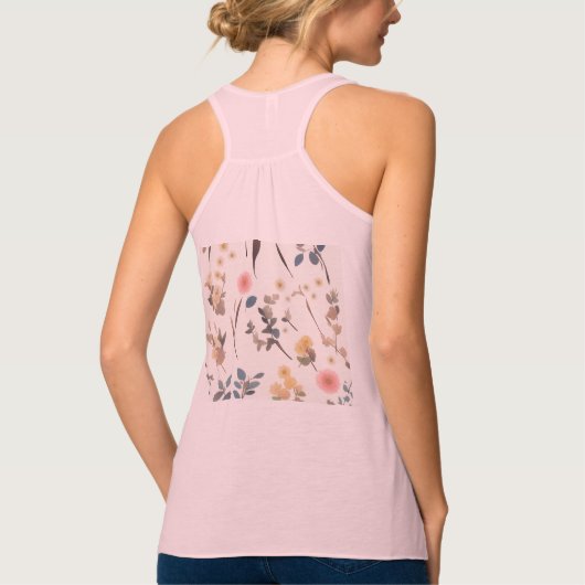 Bella+Canvas Flowy Racerback Tank Top (Achterkant)