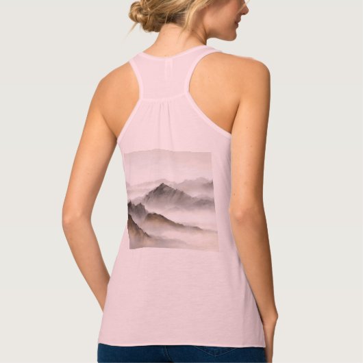 Bella+Canvas Flowy Racerback Tank Top (Achterkant)