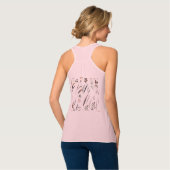 Bella+Canvas Flowy Racerback Tank Top (Volledige Achterkant)