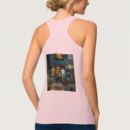 Bella+Canvas Flowy Racerback Tank Top (Achterkant)