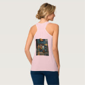 Bella+Canvas Flowy Racerback Tank Top (Volledige Achterkant)
