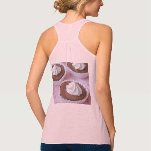 Bella+Canvas Flowy Racerback Tank Top (Achterkant)