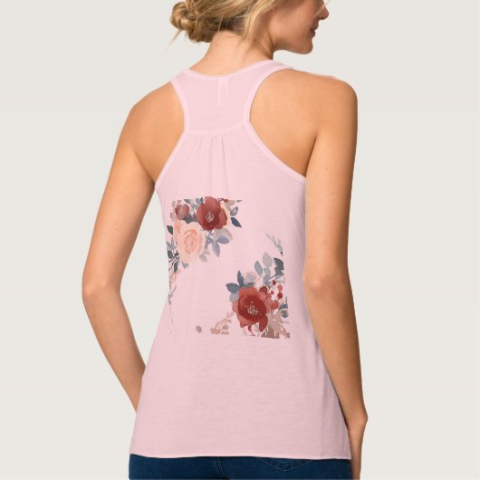 Bella+Canvas Flowy Racerback Tank Top (Achterkant)