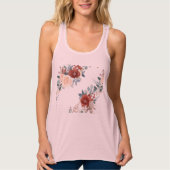 Bella+Canvas Flowy Racerback Tank Top (Voorkant)