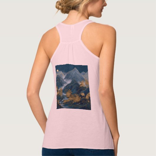 Bella+Canvas Flowy Racerback Tank Top (Achterkant)