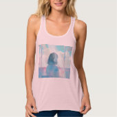 Bella+Canvas Flowy Racerback Tank Top (Voorkant)