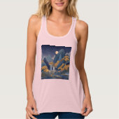 Bella+Canvas Flowy Racerback Tank Top (Voorkant)