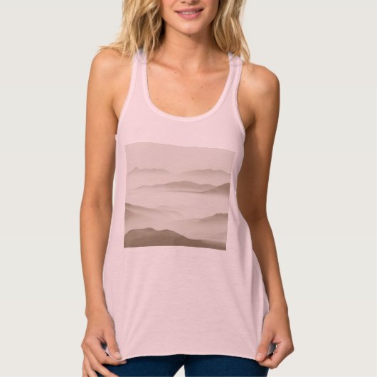 Bella+Canvas Flowy Racerback Tank Top (Voorkant)