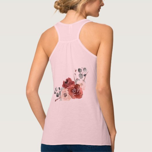Bella+Canvas Flowy Racerback Tank Top (Achterkant)
